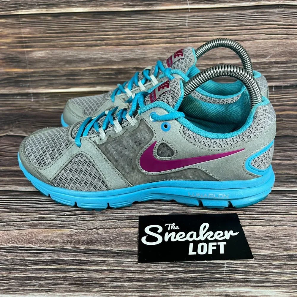 Nike Lunar Forever 2 Women's Silver Blue Athletic Shoes‎